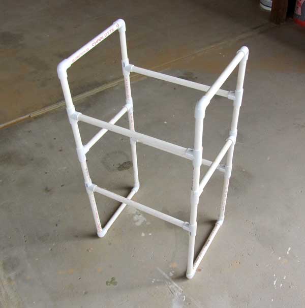 PVC Pipe Storage Rack