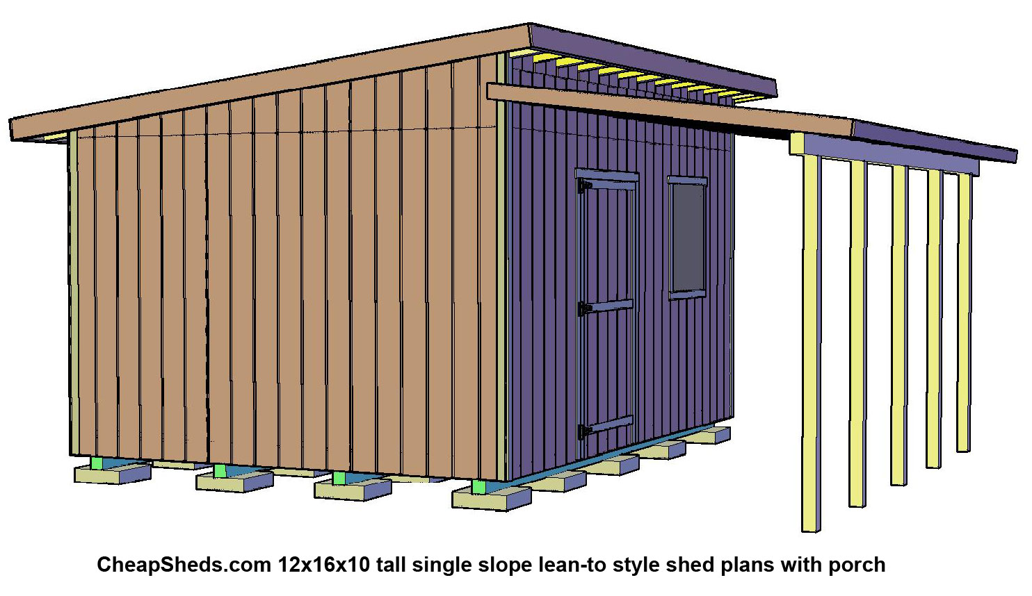 Lean To Shed Plans Lean to style sheds