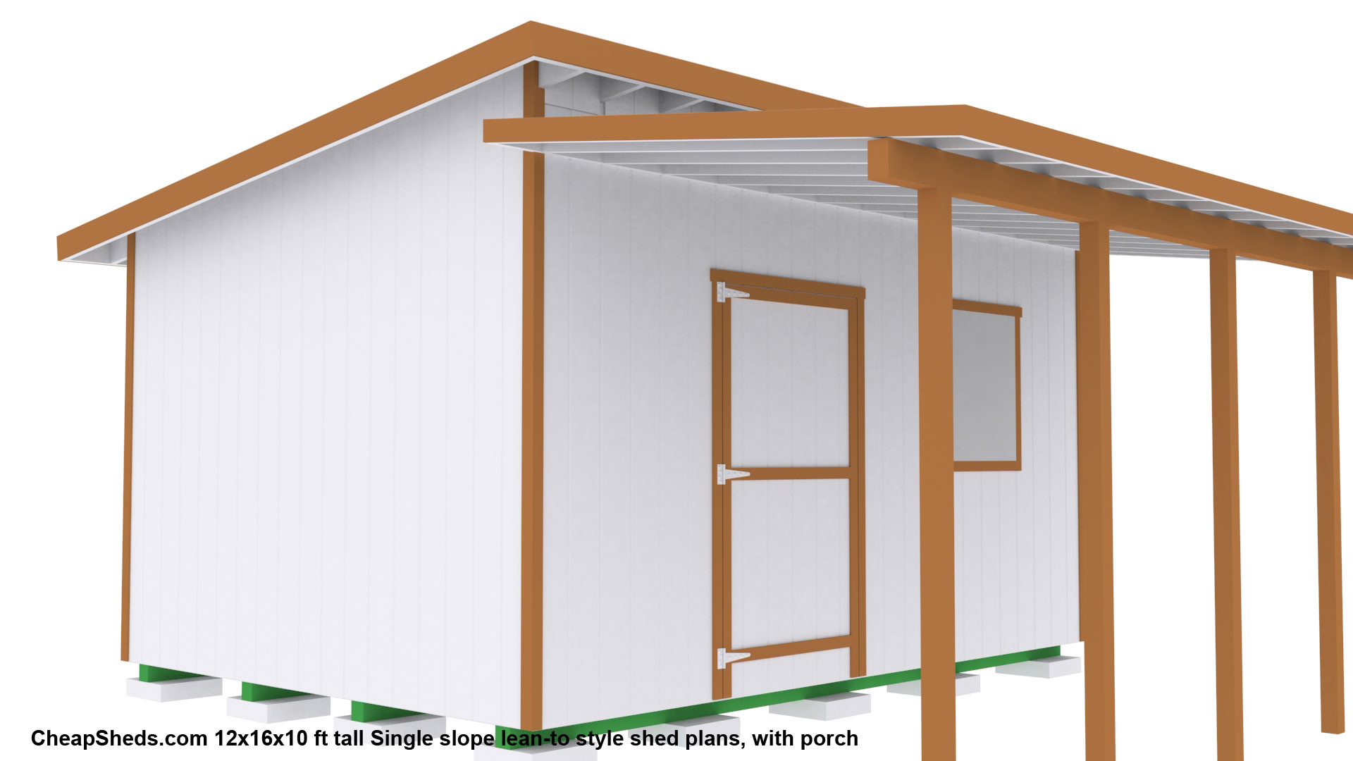 12 Lean To Shed Plans Lean to style sheds