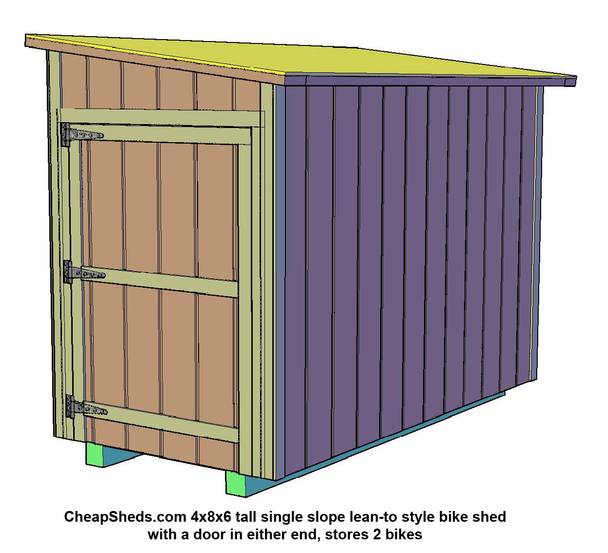 How To Build A Bike Shed Plans