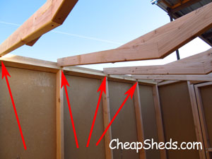hanging shed trusses