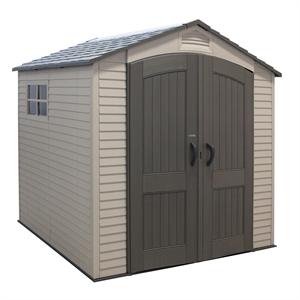 Plastic storage sheds are a good option for the average homeowner