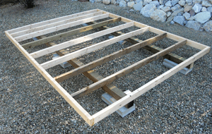 How To Make A Wood Floor For Your Metal Shed Or Plastic Shed