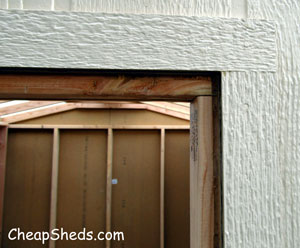 shed door reveal