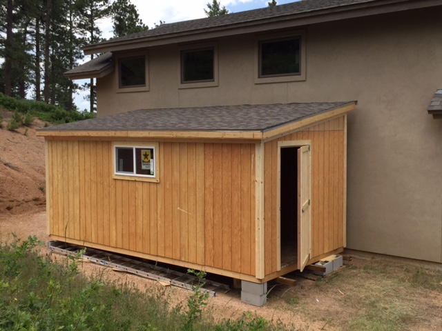 Lean To Single Sloped Style Shed Photos