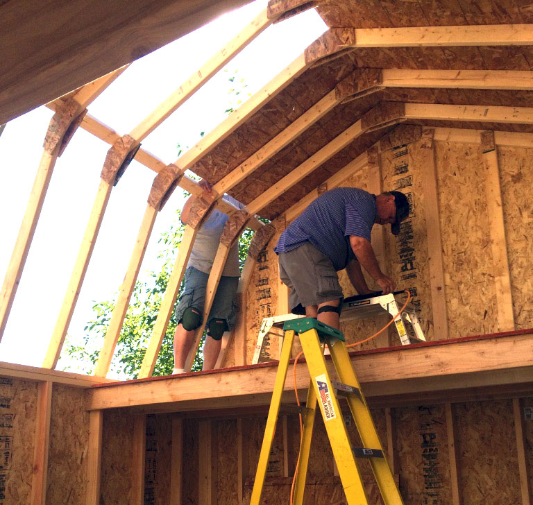 Free Gambrel Roof Shed Plans