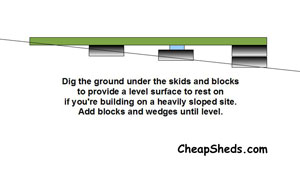how-to-level-your-shed how to level your shed