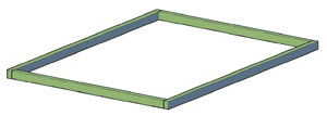 pressure treated shed floor frame