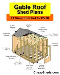 Build this 8x12 shed and save, FREE materials list download