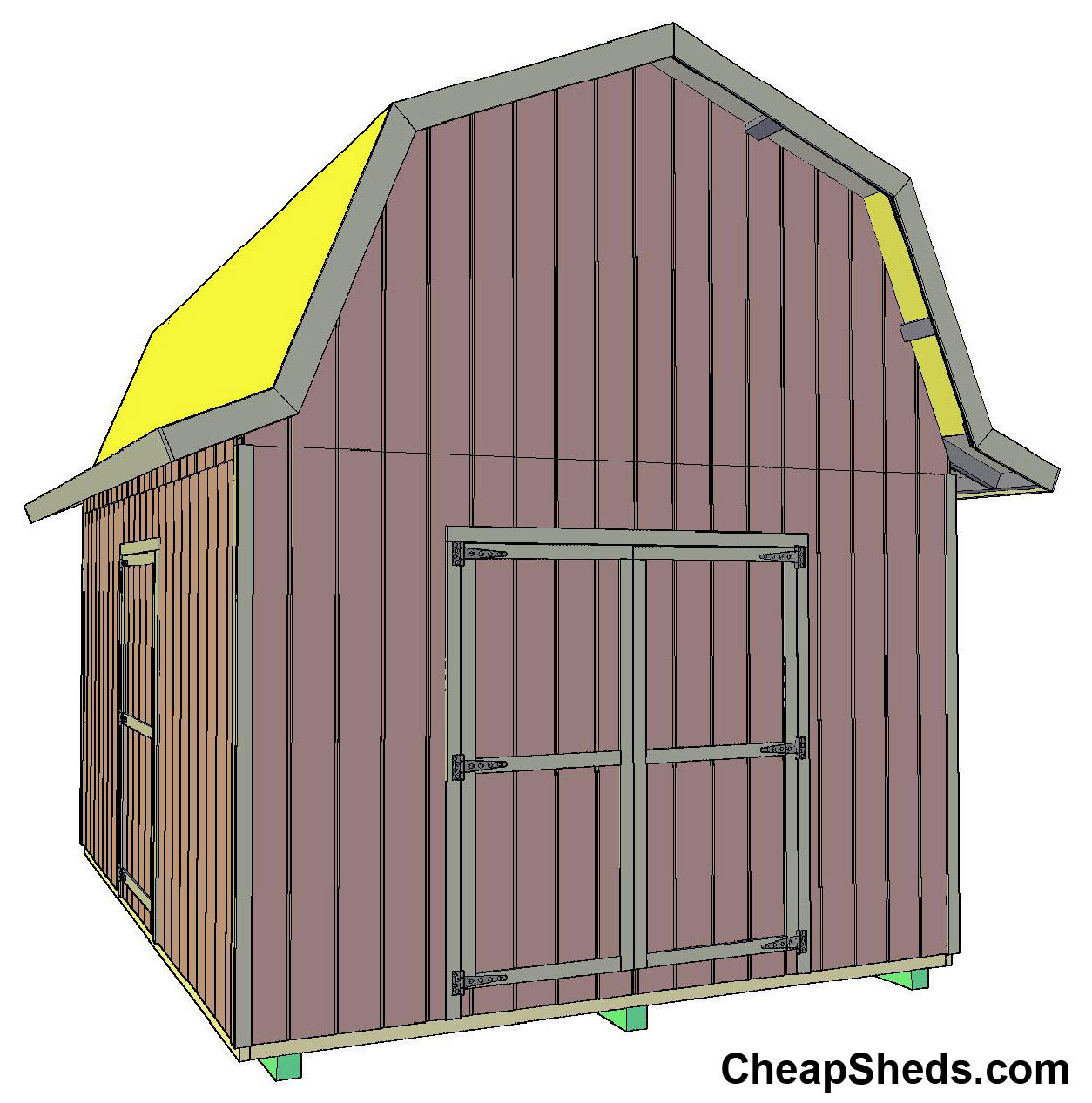 updated-tall-barn-shed-plans.jpg Compare these Tall Barn Style Plans to my other 3 shed plans at the ...