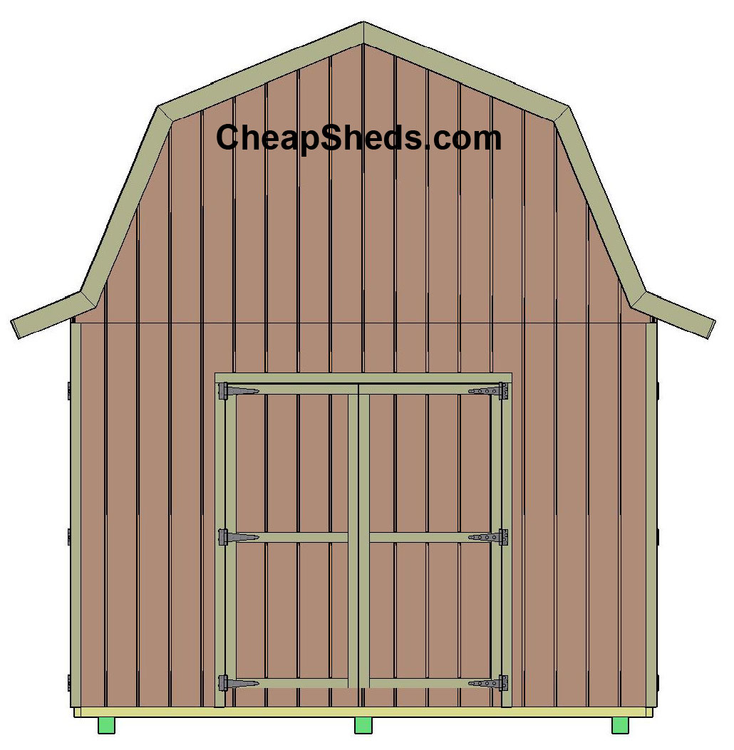 Barn Shed Plans Tall gambrel barn style sheds