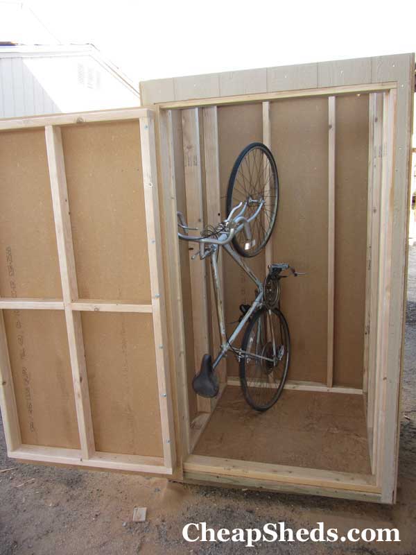 Vertical Bike Shed Plans