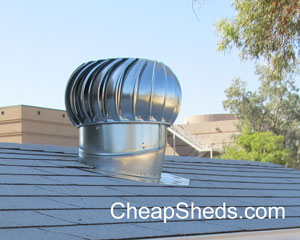 How To Install A Whirlybird Turbine Vent On Your Shed Roof