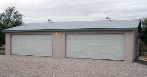 24x40 Four car garage