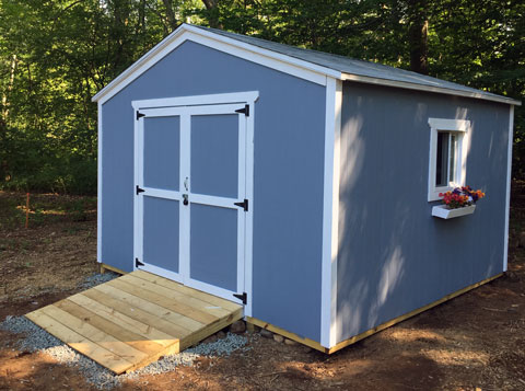 gable roof shed plans