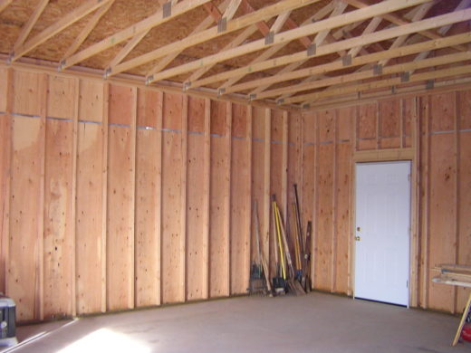 Step 6: Layout And Frame Your Garage Walls 16 Inch On Center