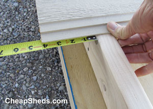 Cheap shed siding